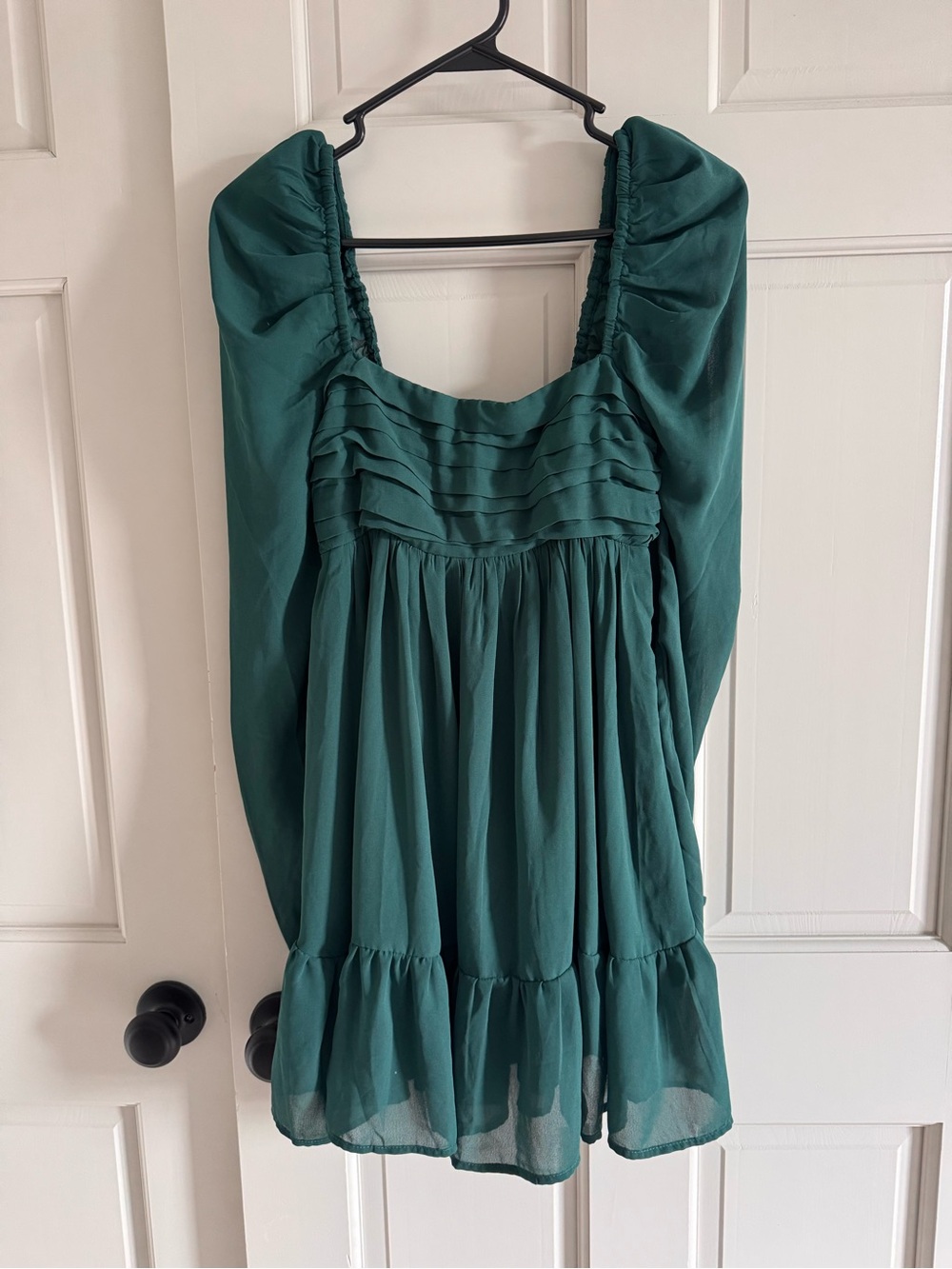 Abercrombie & Fitch emerald green dress XXS